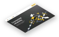 Screenshot of Connected Reliability homepage