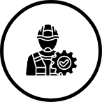 Maintenance worker icon